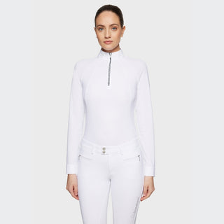 Ladies Adeline Boreal Show Shirt | White Ocean Depth