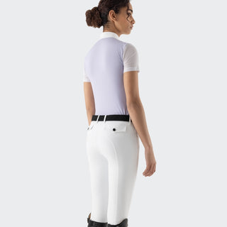 Ladies Eqglio Show Shirt | Short Sleeves | Purple