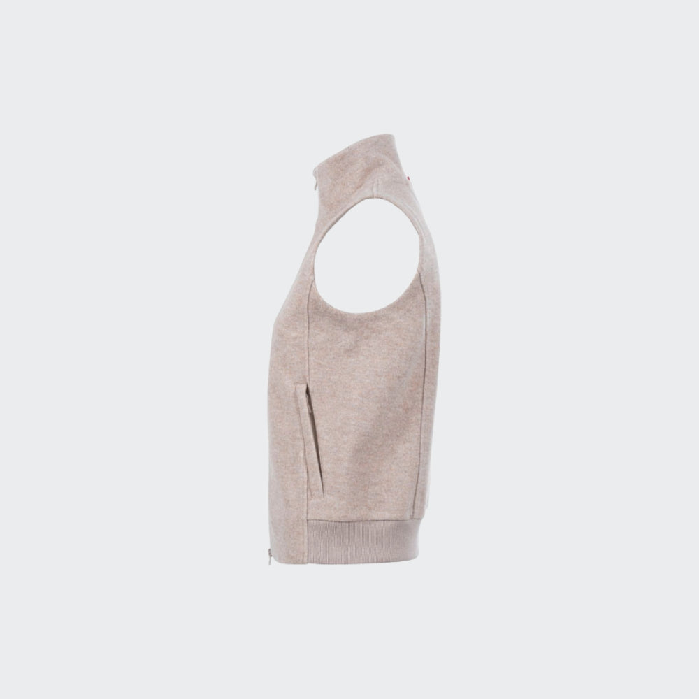 Ladies Cavalrebeca Wool Vest | Beige