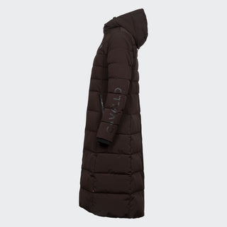 Ladies Cavaldeni Maxi Riding Coat | Coffee