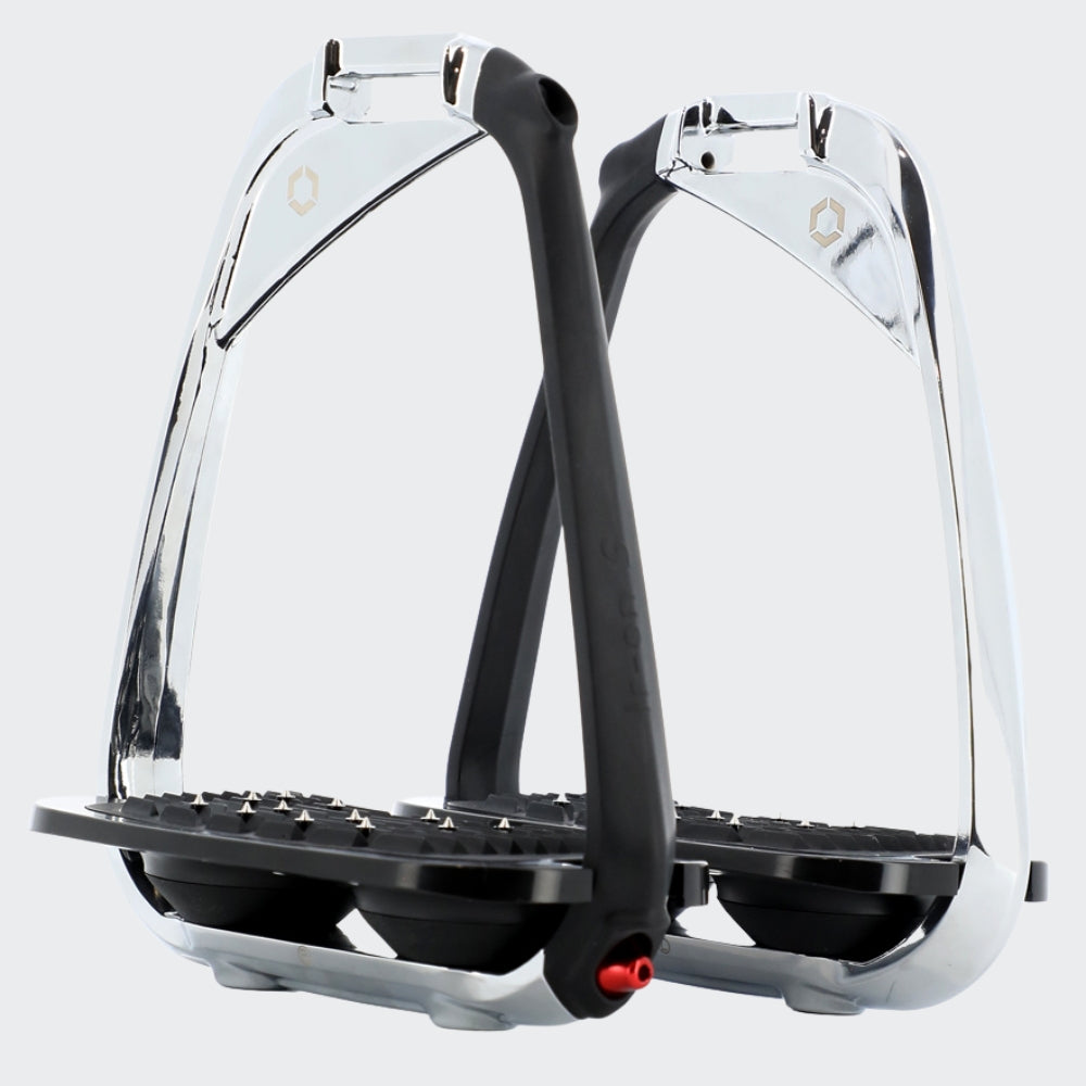 Ir-on S Stirrups | Chrome