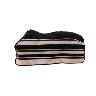 Fleece Rug Heavy | Stripes Brown | Beige