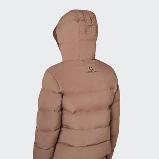 Ladies Down Hooded Coat | Tobacco Brown