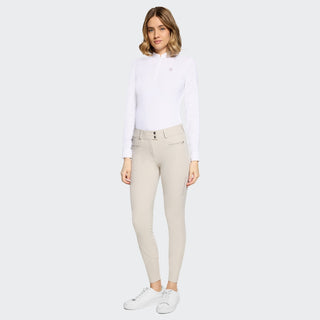 Ladies Clara Premium Breeches | High Rise | Beige