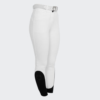 Ladies Hunter Breeches | High Rise | Full Grip | White