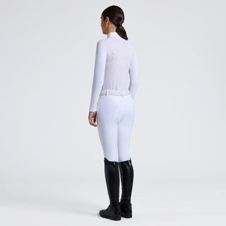 Girls CT Jacquard Jersey Show Shirt | White