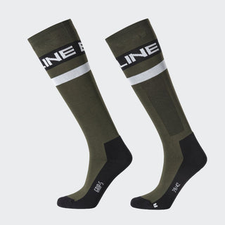 Unisex Eqcali Riding Socks | Olive Night