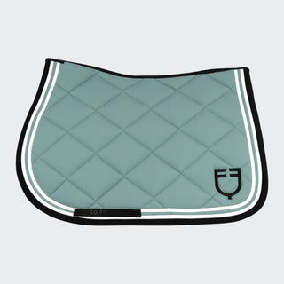 Double Stripes Jumping Saddle Pad | Slate Grey