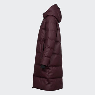 Ladies Cavaldaly Maxi Coat | Dusty Plum