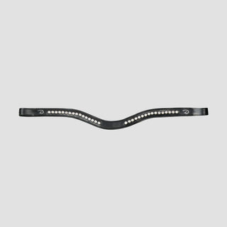 New English Half Swarovski V-Shaped Browband