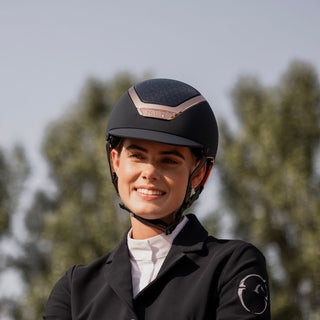 Dogma Chrome Riding Helmet | Navy | Everyrose