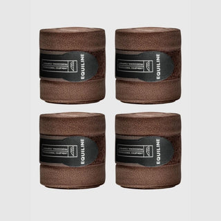 Polo Fleece Bandages | Set of 4 | Brown