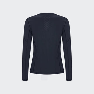 Ladies Perforated Training Polo | Navy