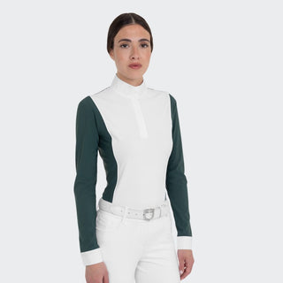 Ladies Perforated Long Sleeve Show Shirt | Pine Grove