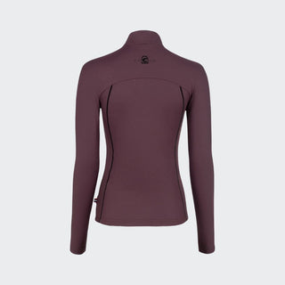 Ladies Cavaldivya Half Zip Training Polo | Dusty Plum