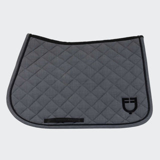 Technical Wool Jumping Saddle Pad | Grey Melange