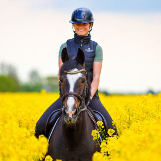 Kooki Lady Riding Helmet | Navy | Shine
