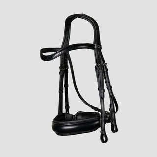 Dressage Matt Large Crank Noseband Double Bridle
