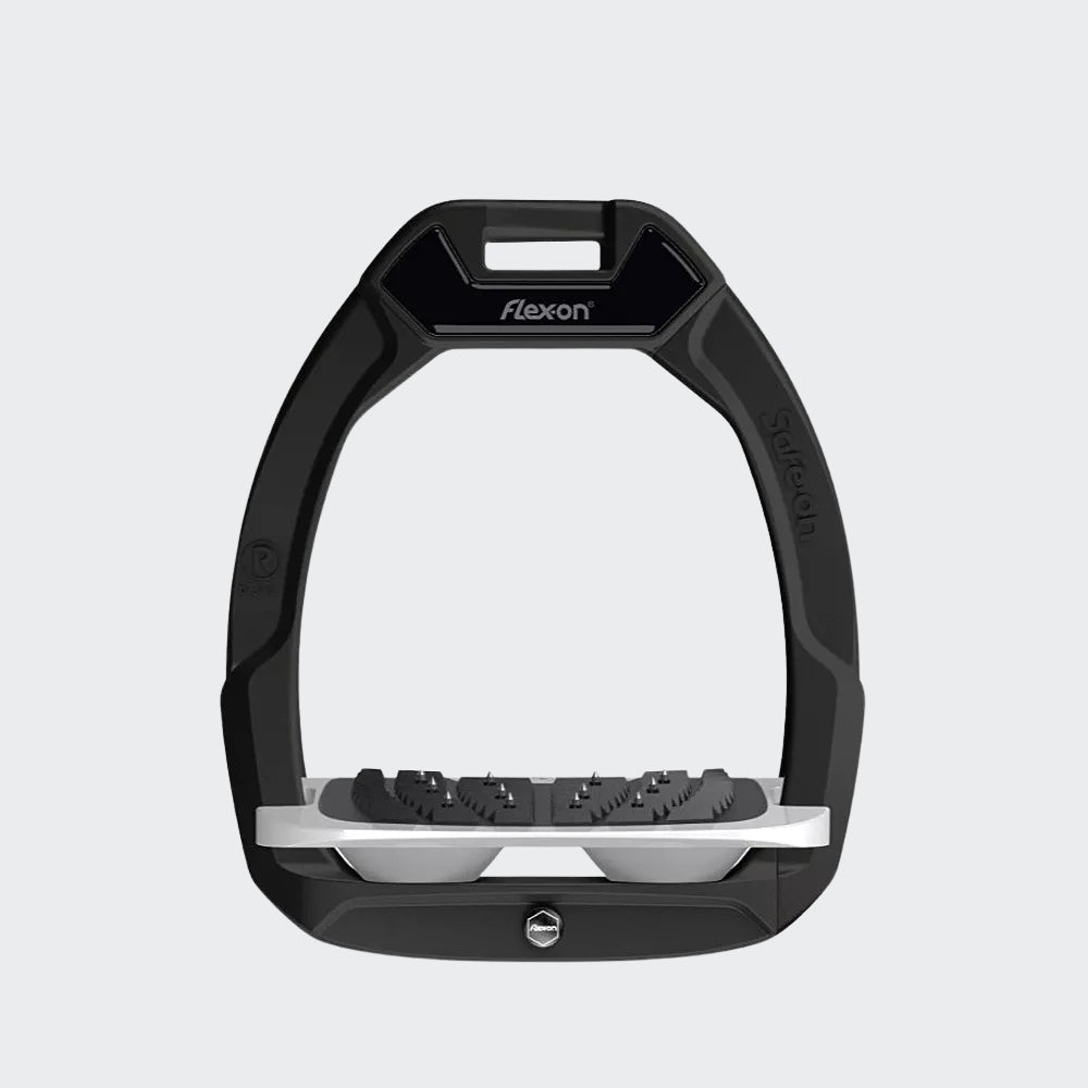 Safe-On Stirrups | Black | Grey