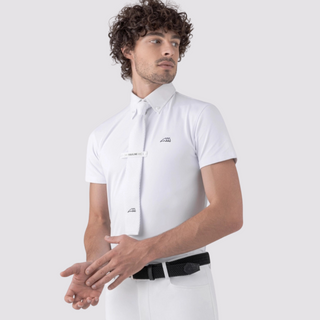 Mens Niam Show Shirt | White