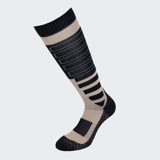 Unisex Technical Carbon Socks | Black & Cobblestone