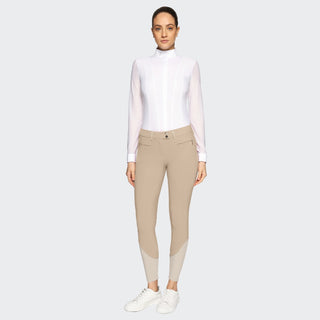 Ladies Adele Breeches | Medium Rise | Knee Grip | Sand
