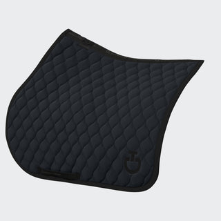 Circular Quilted Jumping Saddle Pad | Charcoal