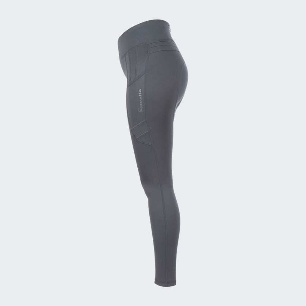 Ladies Cavallin Grip Riding Leggings | Full Grip | Steel