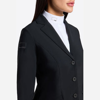 Ladies RG Italy Button Show Jacket | Black