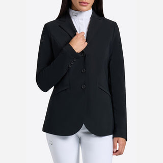 Ladies RG Italy Button Show Jacket | Black
