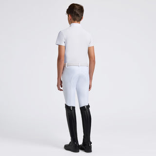 Boys CT Jersey Zip Show Shirt | White