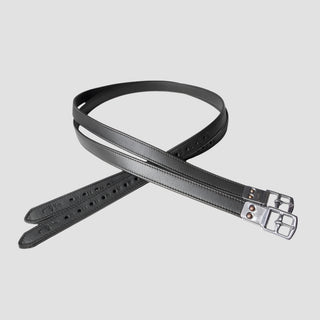 Premium Soft Stirrup Leathers | Black