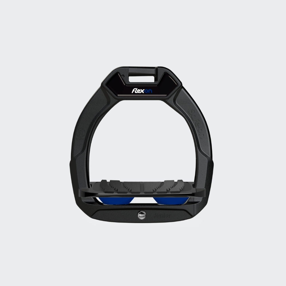 Safe-On Kids Stirrups | Total Black | Navy