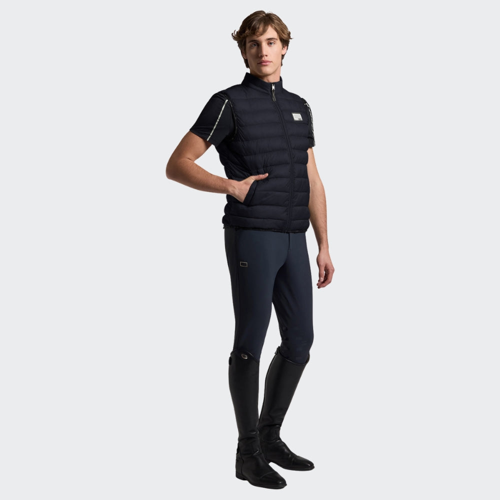 Mens RG Italy Packable Lightweight Puffer Vest | Navy