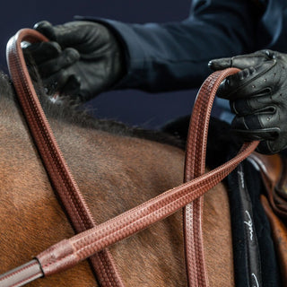 New English 5/8 Rubber Reins