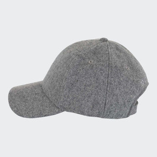 Unisex Wool Baseball Cap | Grey Melange