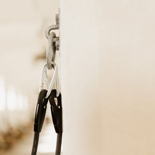 Silicone Horse Box Lead & Cross Ties | Black