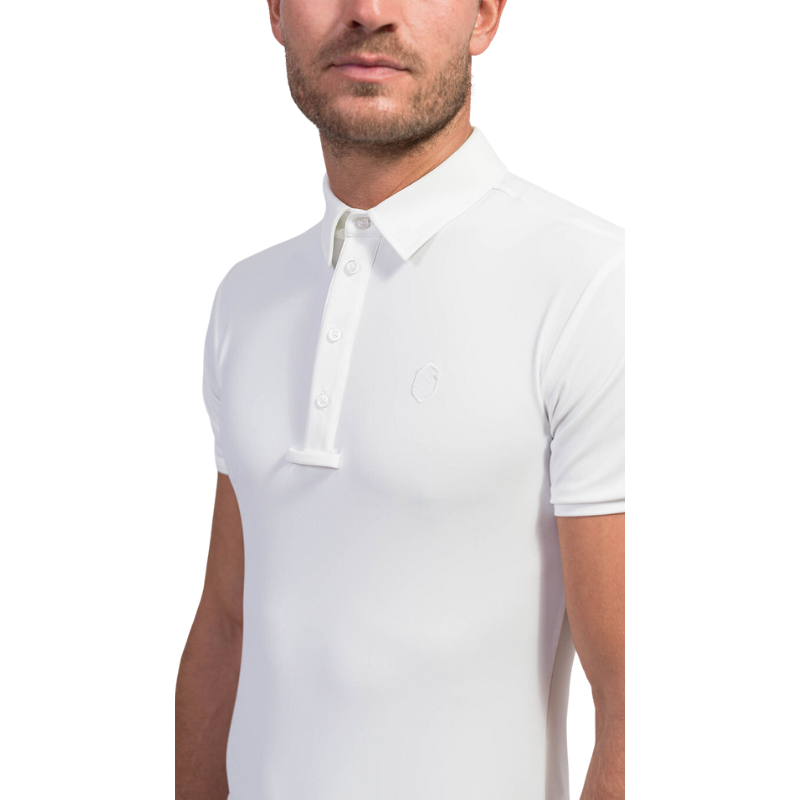 Mens Calvin Short Sleeve Show Shirt - White (LAST ONE - SMALL)