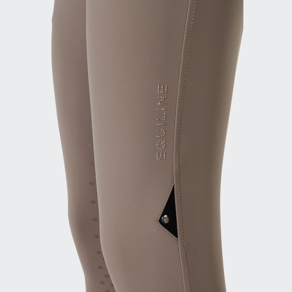 Ladies Edison Breeches | High Rise | Knee Grip | Dune