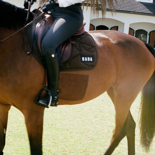 Fit For Fun Jumping Saddle Pad | Chocolate