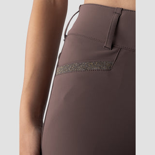 Ladies Crystalek Breeches | High Rise | Cocoa Powder