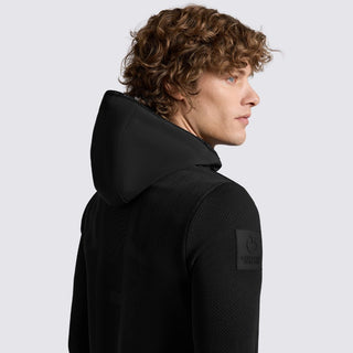 Mens R-Evo Tech Knit Softshell Coat | Black