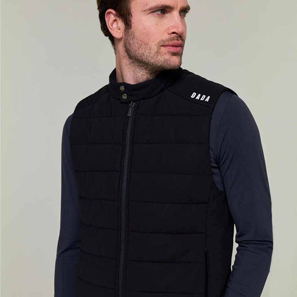 Mens Boreale Sleeveless Down Coat | Black