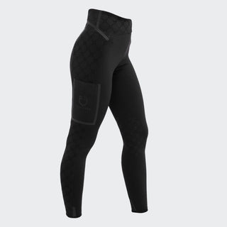 Ladies Monogram Riding Leggings | High Rise | Black