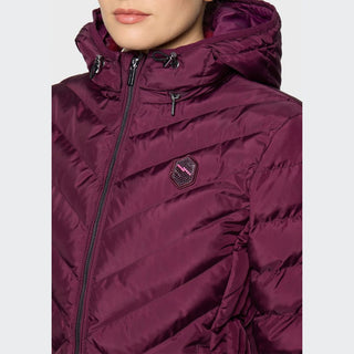 Ladies Courchevel Padded Coat | Plum