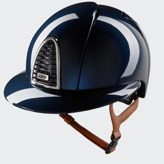 Cromo 2.0 | Polo Visor | Beige Chinstrap | Shine Blue