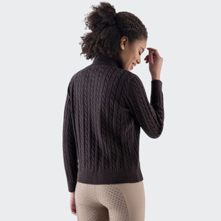 Ladies Eqlover Turtleneck Polo | Coffee Bean