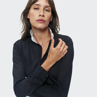 Ladies Helios Long Sleeve Show Shirt | Black