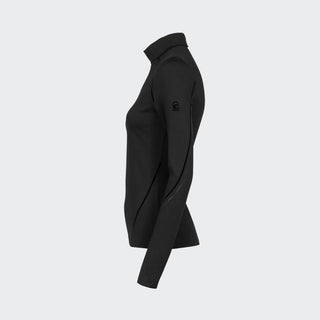 Ladies Cavaldesa Turtleneck Polo | Black