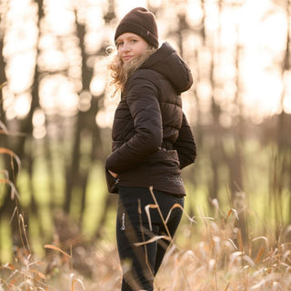 Ladies Cavallissy Quilted Coat | Coffee